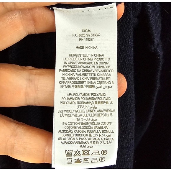 Boden Millie Fair Isle Wool Blend Knit Sweater Dress Blue US 10R Soft Alpaca - Picture 8 of 11